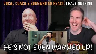 Vocal Coach & Songwriter React to I Have Nothing - Gabriel Henrique | Song Reaction & Analysis