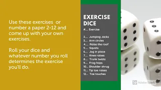 Purdue Extension Presents: Exercise Dice