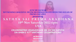 An invitation celeberating 97th  Birthday. of Bhagawaan Sri Sathya Sai Baba who is also PremaSaiBaba