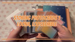 ✧ storing photocards 1 | loossemble, loona ✧