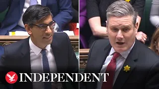 Live: Rishi Sunak faces Keir Starmer in PMQs after small boats bill announced