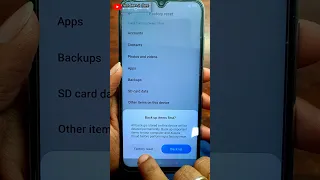 Redmi note 8 factory reset setting // erase all data ( factory reset )