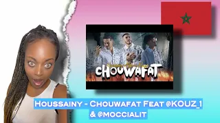 Houssainy - Chouwafat Feat @KOUZ_1 & @moccialit (Official video clip) Reaction 🇲🇦🇬🇧🥰