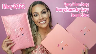 May 2023 Ipsy and Boxycharm by Ipsy!! unzipped and unboxed!!!