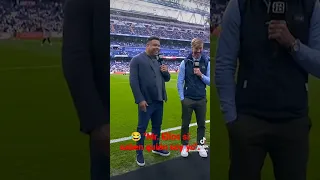 Ronaldo a Ancelotti 😂😂 "Mr. Ellos si saben quién soy yo".#futbol #ronaldo #ancelotti #viral