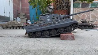 TORRO 1/16 RC GERMAN JAGDTIGER TANK  - OBSTACLE TEST RUN