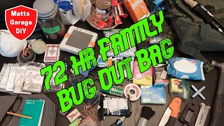 Bug Out Bag - 72 hr Family Bag