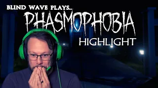 Blind Wave Plays: Phasmophobia - Highlight #1 - SCREAM STREAM!