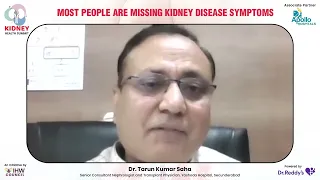 Dr Tarun Kumar Saha, Senior Consultant Nephrologist, Yashoda Hospital @ #KidneyHealthSummit