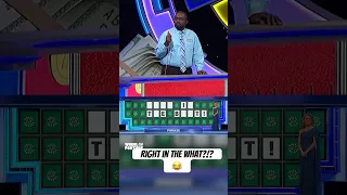 All time #wheeloffortune moment! Right in the what?!. #funnyvideo #viralvideo #shorts #youtubeshorts