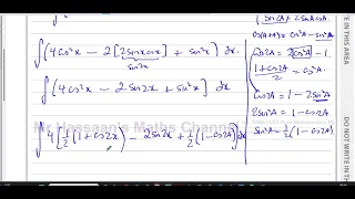 WMA13/01 (Edexcel) IAL P3 January 2023, Q8, Integration of Trig Functions