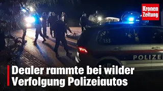 Drogendealer rammte bei wilder Verfolgung Polizeiautos | krone.tv NEWS