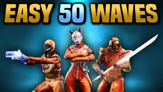 EASY 50 WAVES! My Top 3 Legend Onslaught Builds  (Titan, Hunter, Warlock) 【 Destiny 2 】