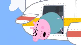 daddy pig falls out of a plane and dies