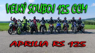 VELKÝ SOUBOJ 125 CCM | KTERÁ JE NEJRYCHLEJŠÍ | CBR 125 VS APRILIA RS 125