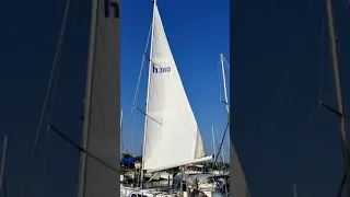 Selden In-Mast Furling Rebuild - Preliminary test with sail