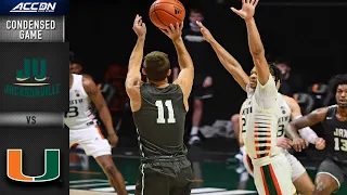 Jacksonville vs. Miami Condensed Game | 2020-21 ACC Men's Basketball