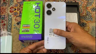 Infinix Hot 30 play white 8+8=16 ram 128gb with NFC 6000mah battery fast charge