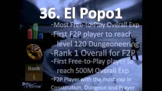 Top 100 Most Famous Runescape Players of All time by Idk Whats Rc