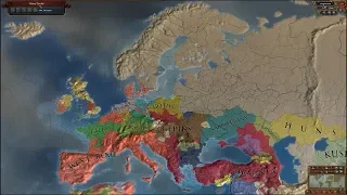 Europa Universalis 4 AI Timelapse - Extended Timeline Mod 2-2018