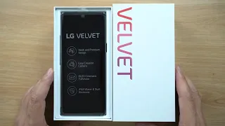 LG Velvet - каплевидная форма основного блока камер