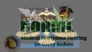 Dr. Gerry Bedore educates the Minority Cannabis Commission Nov. 10, 2015