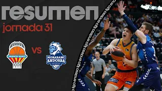 Valencia Basket - MoraBanc Andorra (81-76) RESUMEN | Liga Endesa 2021-22