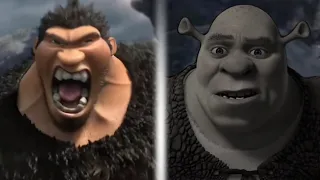 Shrek vs Grug Full Fight ( F**king epic)