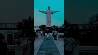 Christ the redeemer in Kolkata #ecoparkvlog #brazil #sevenwonders #jesus #christtheredeemer