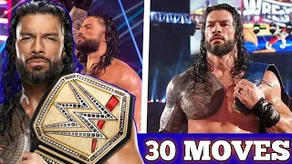 Top 30 Moves of Roman Reigns: