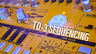 Behringer TD-3 Tutorial ( Sequencing ) and learning New Order Confusion