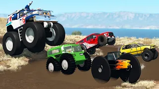 Monster Trucks Mud Battle #6 - Beamng drive