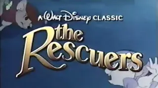 The Rescuers vhs promos 1992