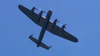 Avro Lancaster bomber VR-A on an Airshow Day with CWHM