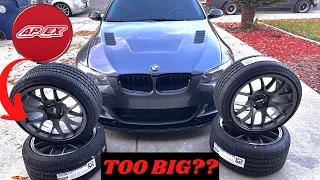 E92 335i gets new wheels!!!!! APEX EC-7 ET33 18"X10"