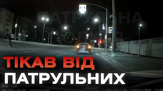 У Вінниці п’яний водій тікав від патрульних, скоївши ДТП