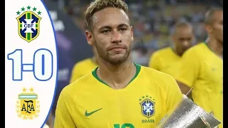 Brazil vs Argentina 1-0 | All Goals & Highlight | Friendly Match 16/10/2018 HD
