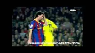 BARCELONA VS VILLARREAL Messi Show(3-1) 13-11-2010