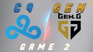 C9 vs GEN Game 2 | Worlds 2021 Quarterfinals Day 3 | Cloud9 vs Gen.G