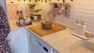 KITCHEN RENOVATION AND DECORATION 🌱 AESTHETIC AND COOL KITCHEN MAKEUP | SUMMER MENU | LEAF RICE