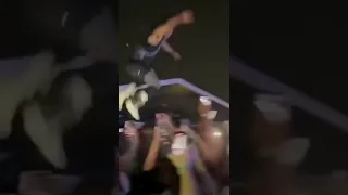 lil uzi vert stage diving at summer smash festival