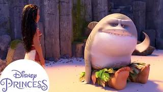 🦈 Maui Gets A Shark Head | Disney Princess | Disney Kids