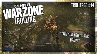 Call of Duty Warzone Trolling | Crashing Helicopters! | Trolltage #14