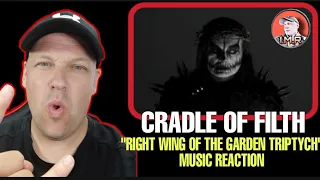 FIRST TIME HEARING Cradle Of Filth Reaction - "RIGHT WING OF THE GARDEN TRIPTYCH" | NU METAL FAN |