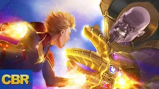 Can Captain Marvel Actually Defeat Thanos In Avengers 4?
