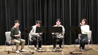 美女と野獣/クラリネット4重奏【Clarinet Ensemble 137】