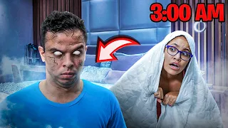 ALGO BIZARRO ACONTECEU COM O MEU NAMORADO DURANTE A NOITE! - ELE É SONAMBULO! - MUITO MEDO!