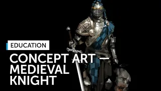 Speedpaint: Medieval Knight by Valentin Demchenko, Concept Artist at Plarium