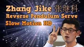 Zhang Jike Reverse Pendulum Serve Slow Motion