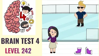 🧠 Brain Test 4 Level 242 | Judy wants to have fun with gymmy | Walkthrough